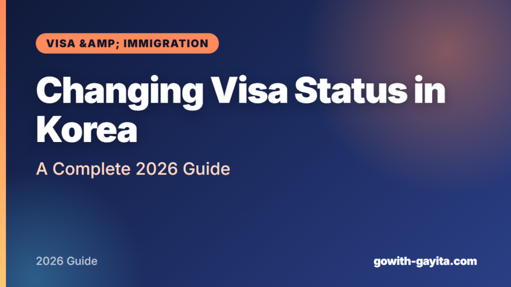 changing visa status in Korea